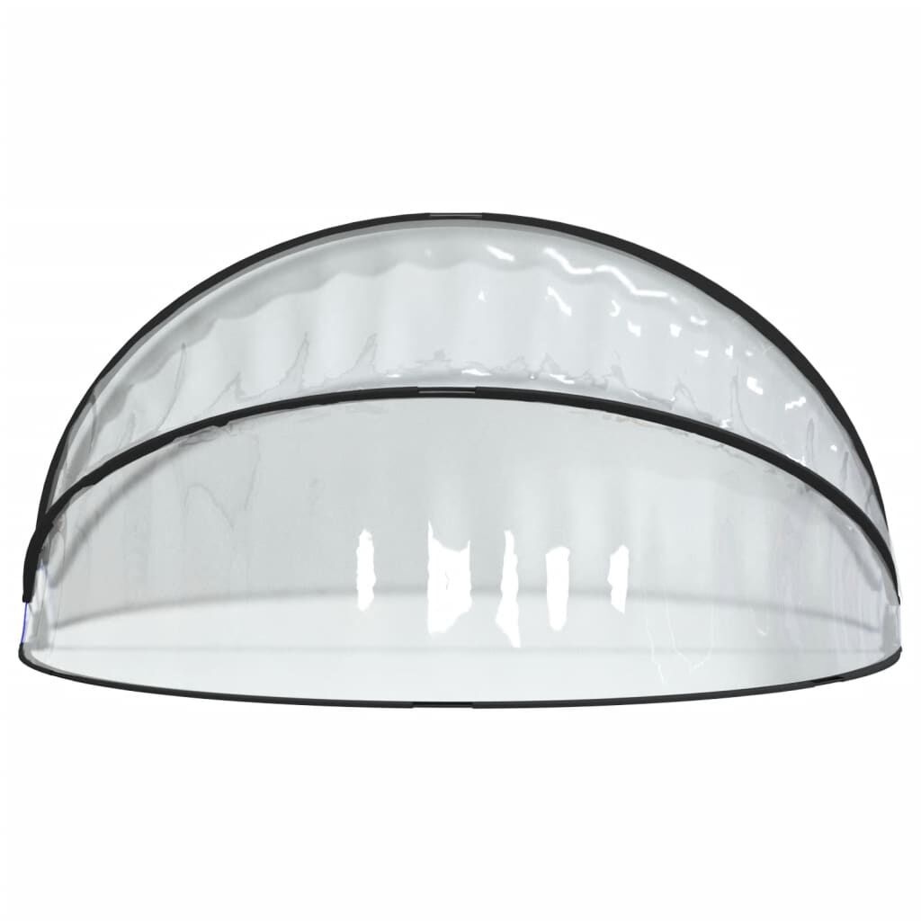 vidaXL Zwembadoverkapping rond 315x158 cm PVC