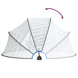 vidaXL Zwembadoverkapping rond 315x158 cm PVC