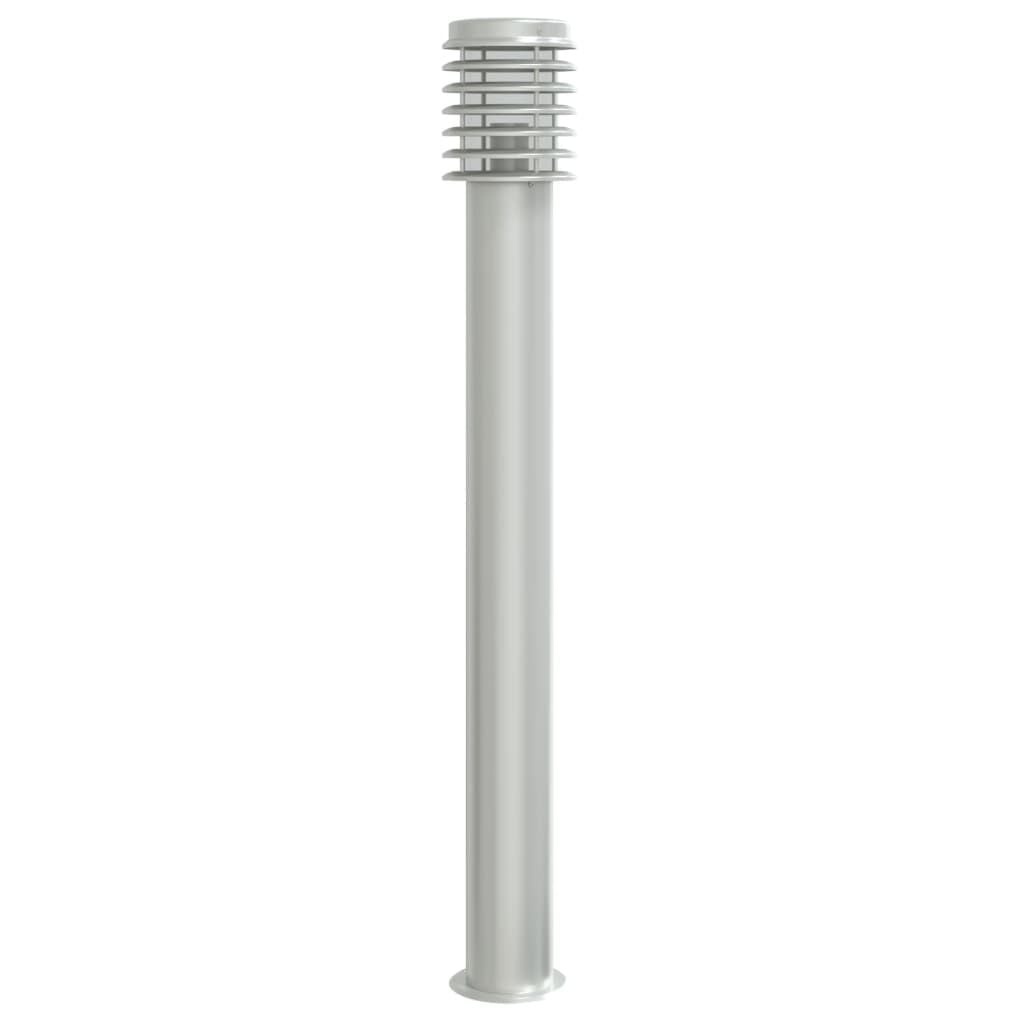 Buiten vloerlamp 110 cm Roestvrij Staal Zilverkleurig (34% Korting)