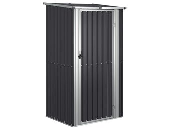 vidaXL Tuinschuur 118,5x97x209,5 cm gegalvaniseerd staal antraciet