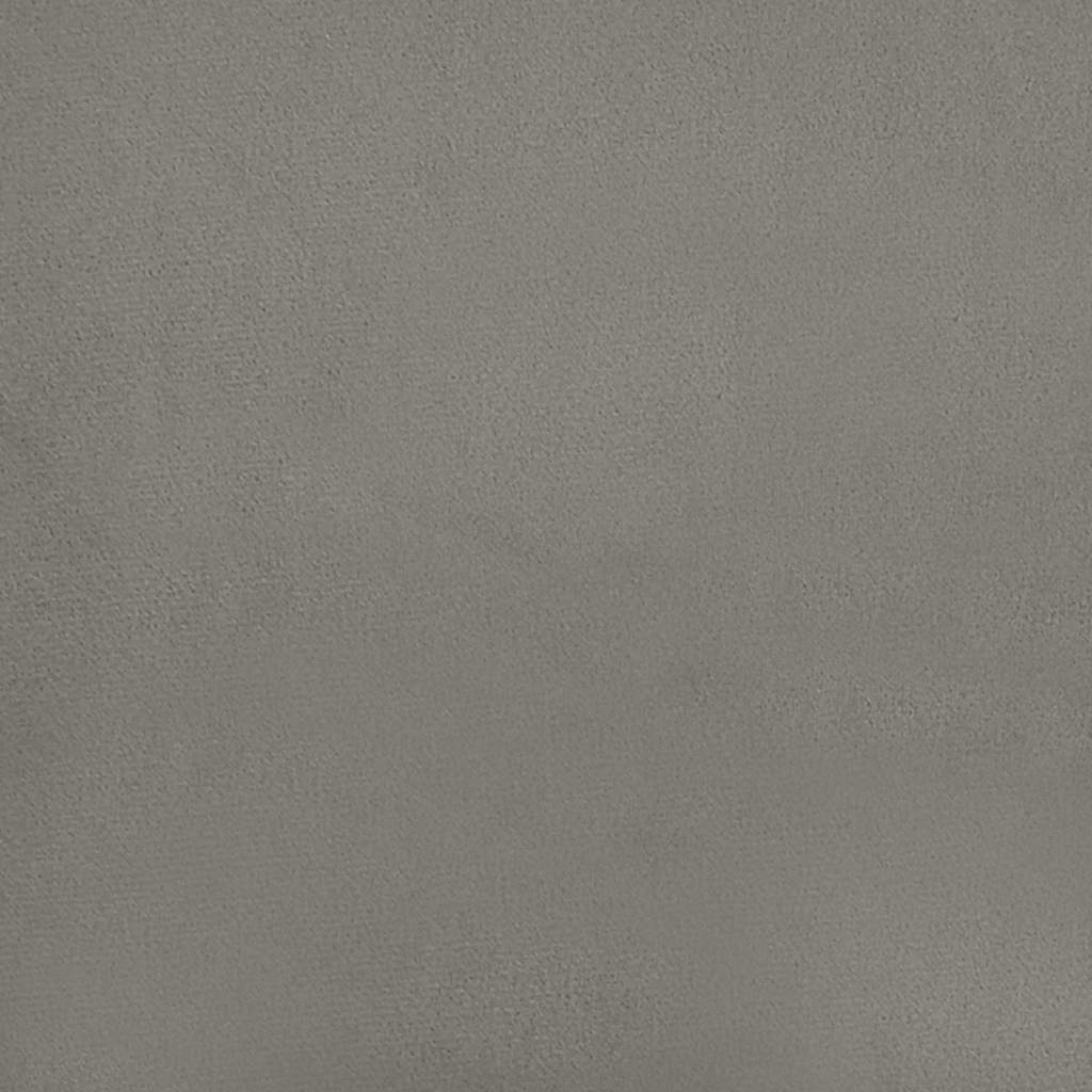 vidaXL Hoofdborden 2 st 72x5x78/88 cm fluweel lichtgrijs