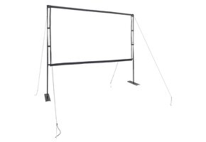 Projectiescherm met Statieven 120 inch - 34% Korting