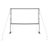 vidaXL Projectiescherm met statieven 120 inch 16:9