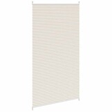 vidaXL Plisséjaloezie Crème 110x200cm - 70% Korting