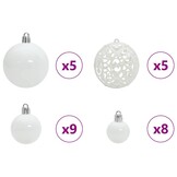 VidaXL Kerstbal Set met 150 LED Lampjes - Wit (54% Korting)