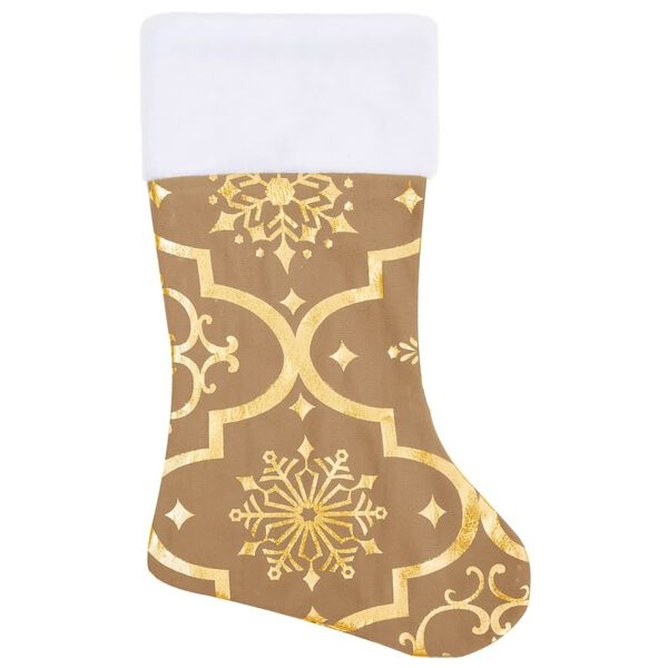 vidaXL Luxe Kerstboomrok met Sok 150 cm Geel - 38% Korting