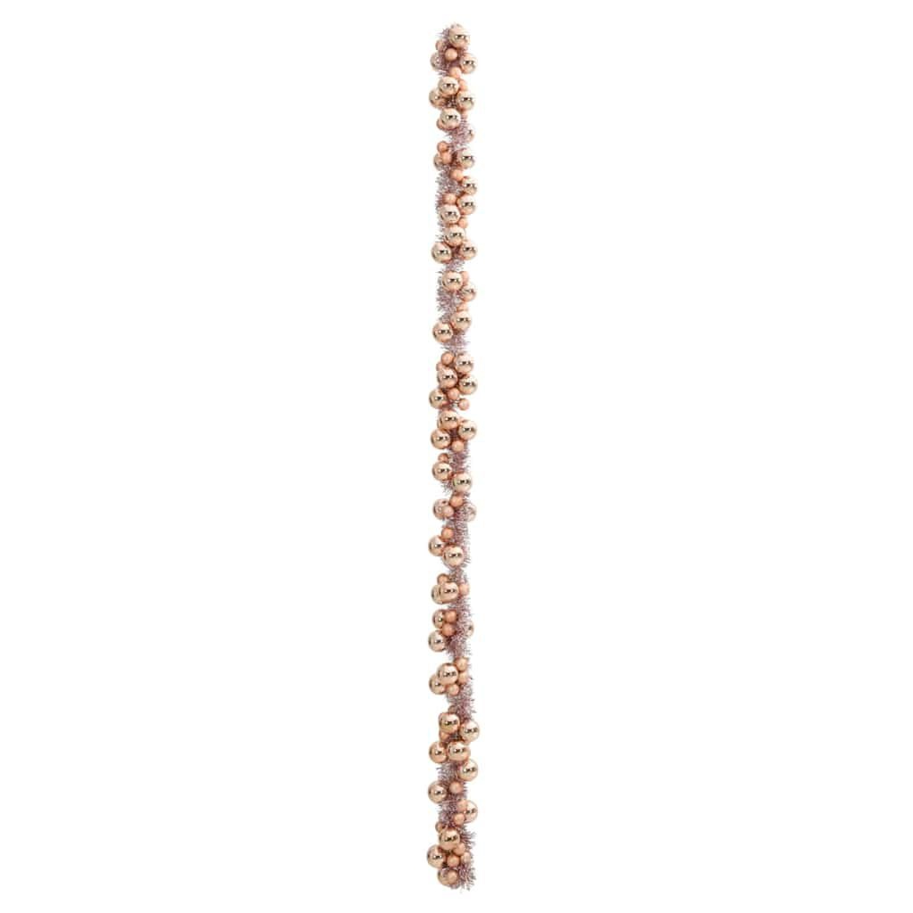 vidaXL Kerstbal Guirlande Rose Gold 186 cm Polystyreen - 60% Korting
