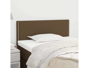 Hoofdbord 80x5x78/88 cm Stof Donkerbruin - 37% Korting