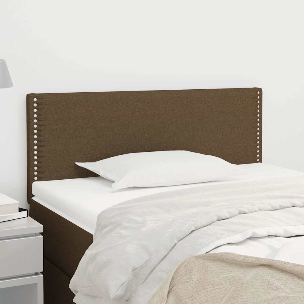 Hoofdbord 80x5x78/88 cm Stof Donkerbruin - 37% Korting