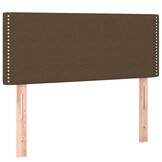 Hoofdbord 80x5x78/88 cm Stof Donkerbruin - 37% Korting
