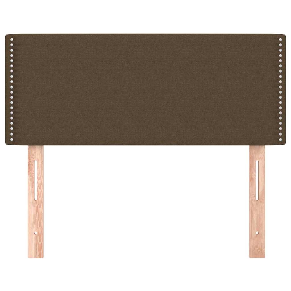 Hoofdbord 80x5x78/88 cm Stof Donkerbruin - 37% Korting