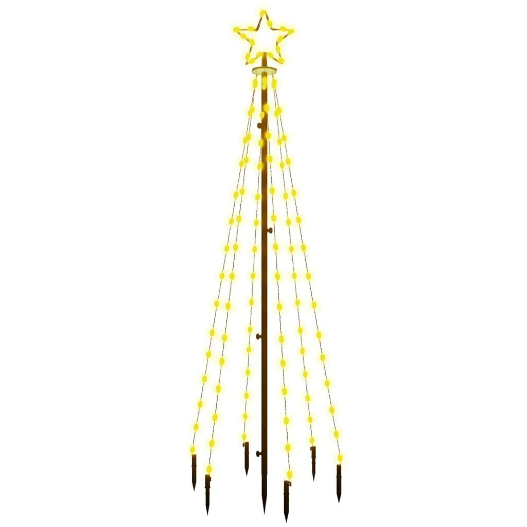 Kerstboom 180 cm met 108 LED's en Grondpin (56% Korting)