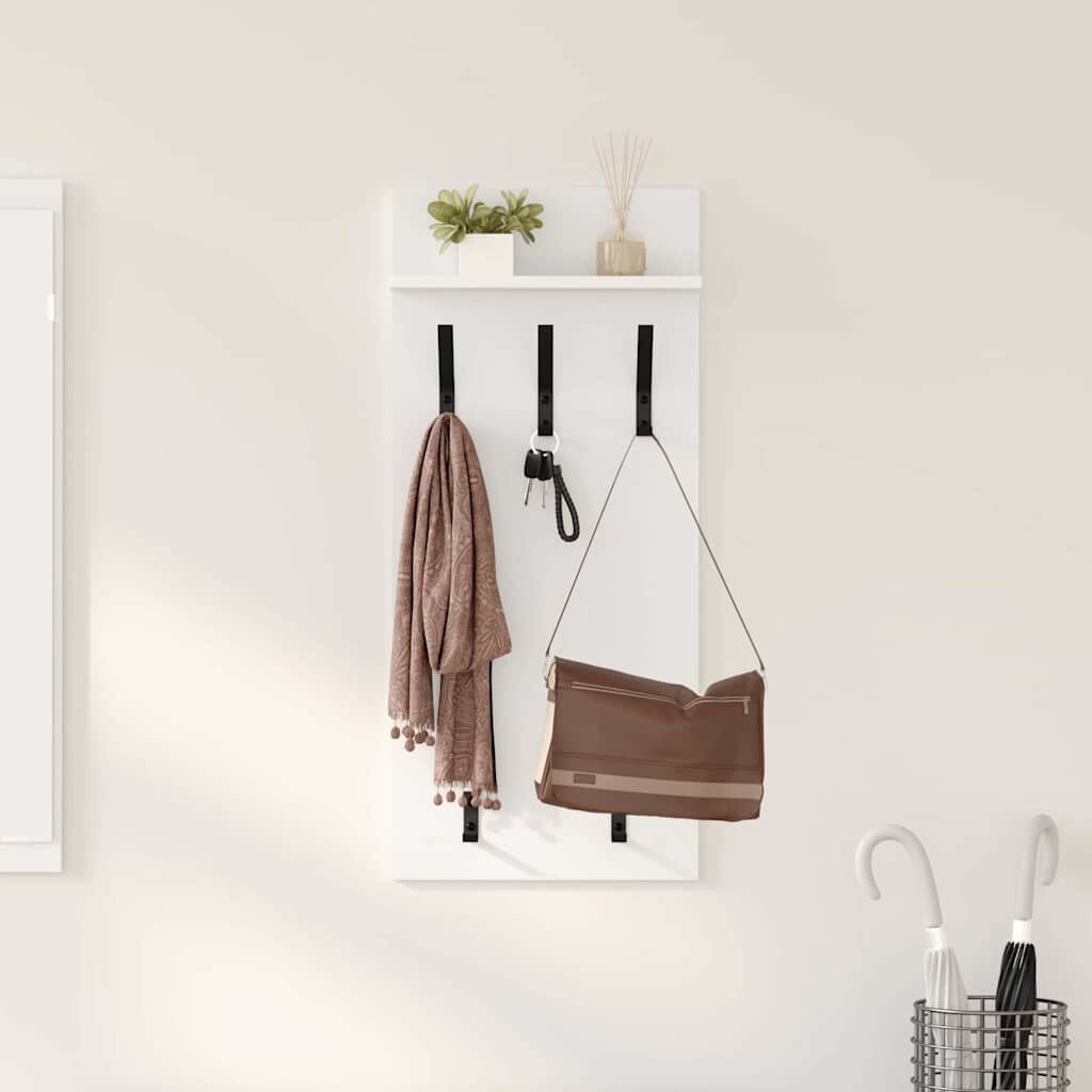 Wandkapstok Wit Bewerkt Hout - 57% Korting