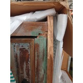 VidaXL Schoenenkast Gerecycled Hout 4-Laags met Lade - 64% Korting
