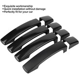 4x Glanzend Zwarte Deurklinkafdekking ABS voor Range Rover Sport Discovery 3 Freelander 2 - 46% Korting