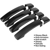 4x Glanzend Zwarte Deurklinkafdekking ABS voor Range Rover Sport Discovery 3 Freelander 2 - 46% Korting