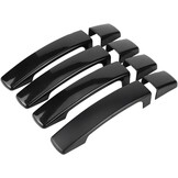 4x Glanzend Zwarte Deurklinkafdekking ABS voor Range Rover Sport Discovery 3 Freelander 2 - 46% Korting