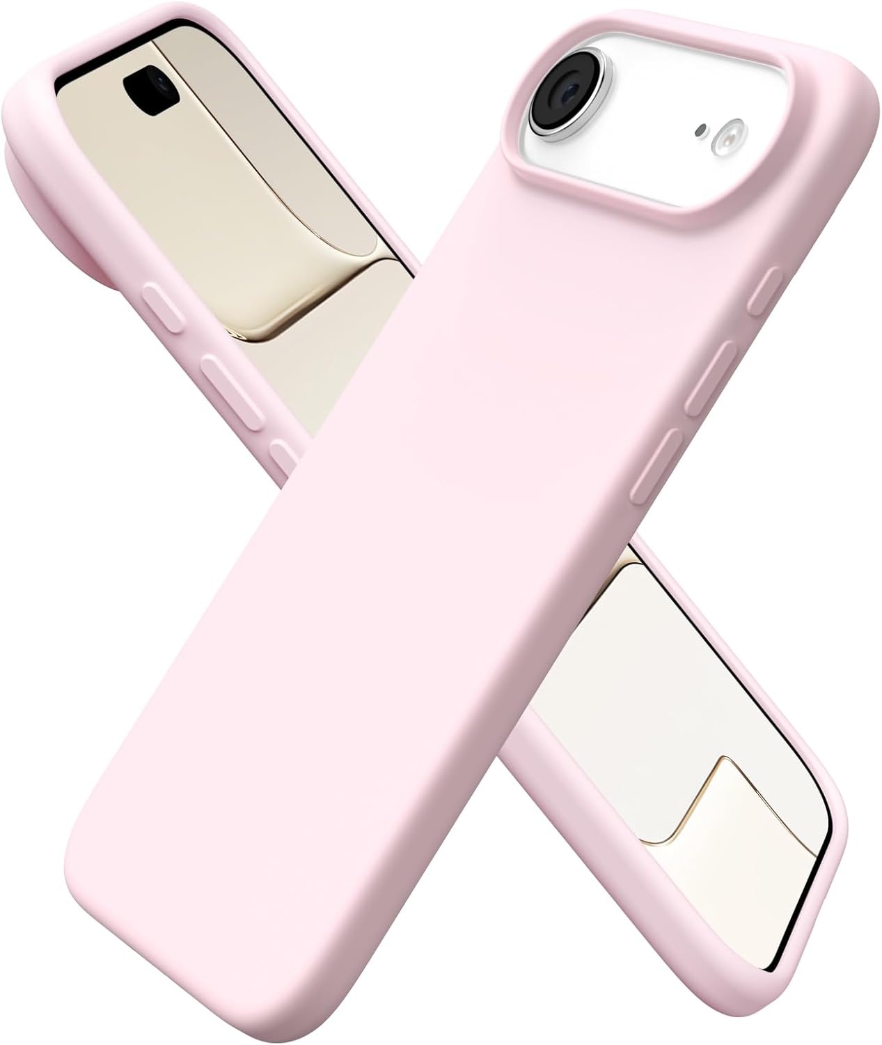 Telefoonhoesje Baby Blauw voor 6,6 inch telefoons, Vloeibaar Siliconen - 46% Korting