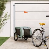 Hondenfietskar met Oxford stof en IJzer frame - Grijs/Zwart (59% Korting)