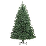 Kunstkerstboom 210 cm Groen met Scharnieren & Standaard - 52% Korting
