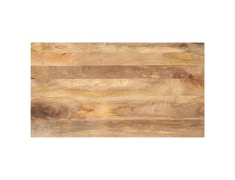 vidaXL Tafelblad rechthoekig 100x60x2,5 cm massief mangohout