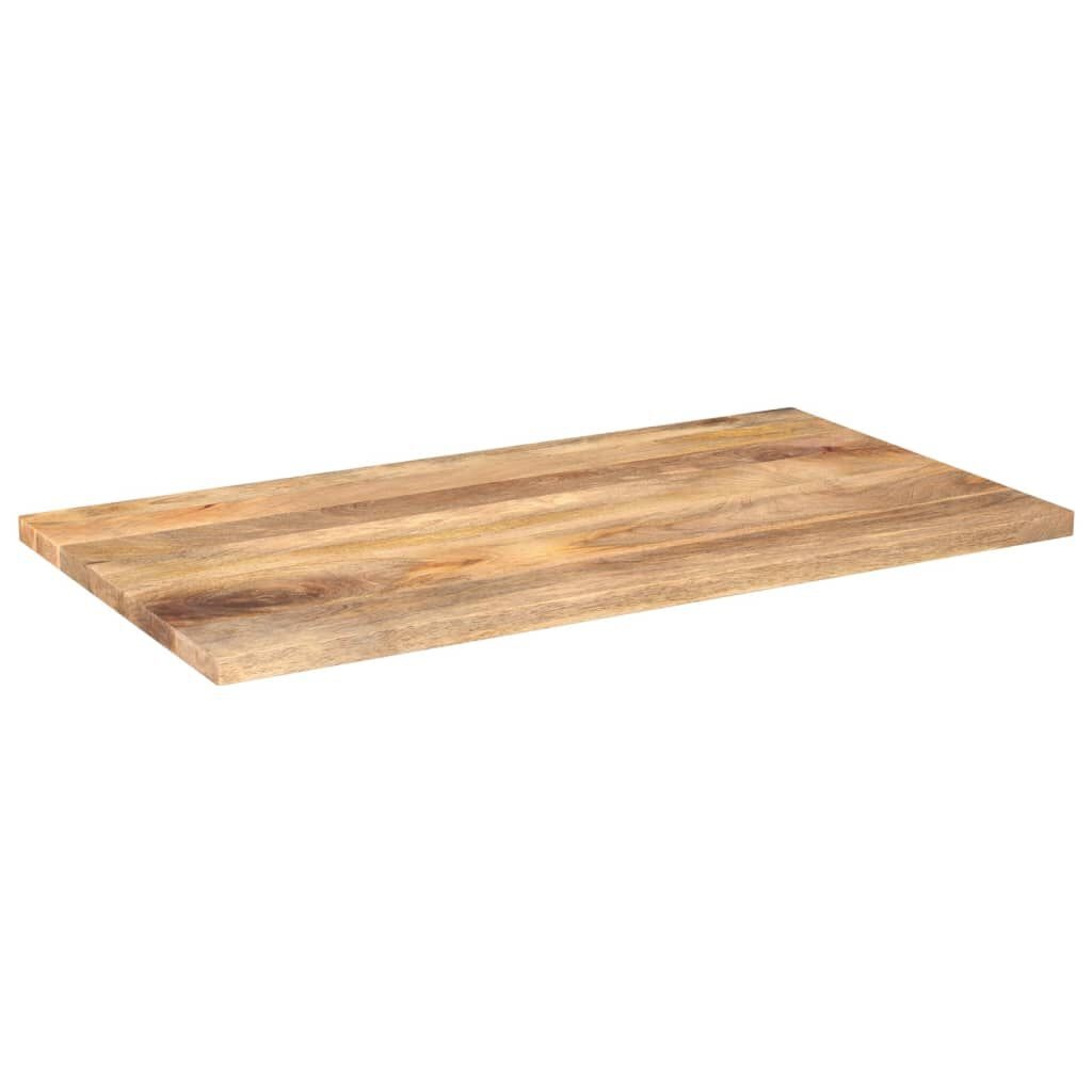 vidaXL Tafelblad rechthoekig 100x60x2,5 cm massief mangohout
