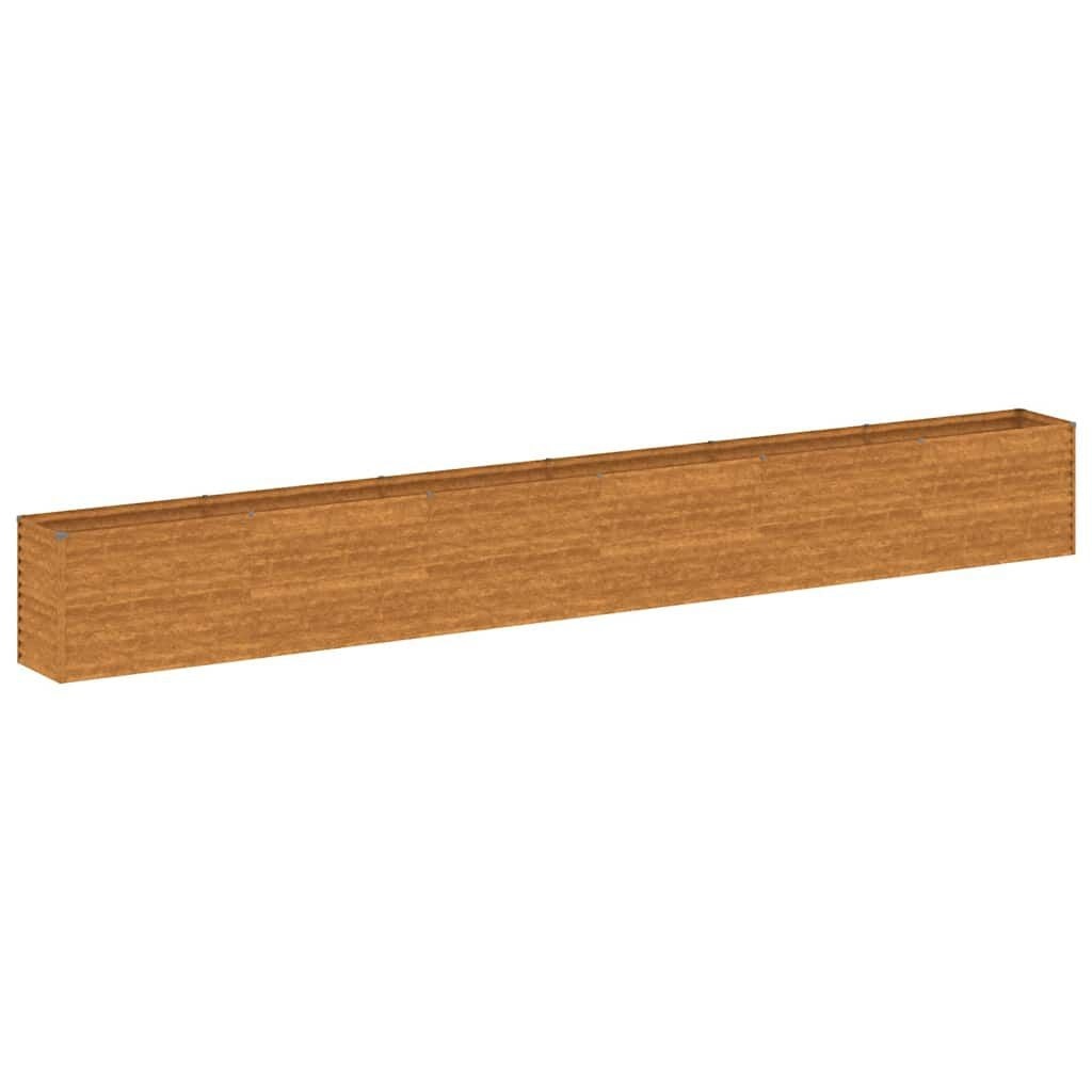 vidaXL Plantenbak verhoogd 578x50x69 cm cortenstaal