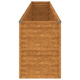 vidaXL Plantenbak verhoogd 578x50x69 cm cortenstaal