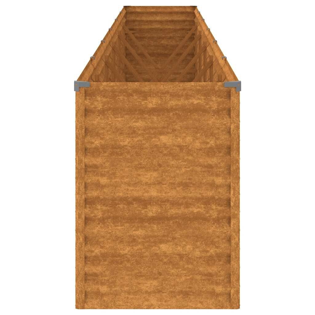 vidaXL Plantenbak verhoogd 578x50x69 cm cortenstaal