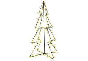 Kegelkerstboom 160 LED's Warm Wit 78x120 cm - 62% Korting