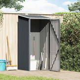 vidaXL Tuinschuur 87x98x159 cm gegalvaniseerd staal antraciet