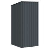 vidaXL Tuinschuur 87x98x159 cm gegalvaniseerd staal antraciet