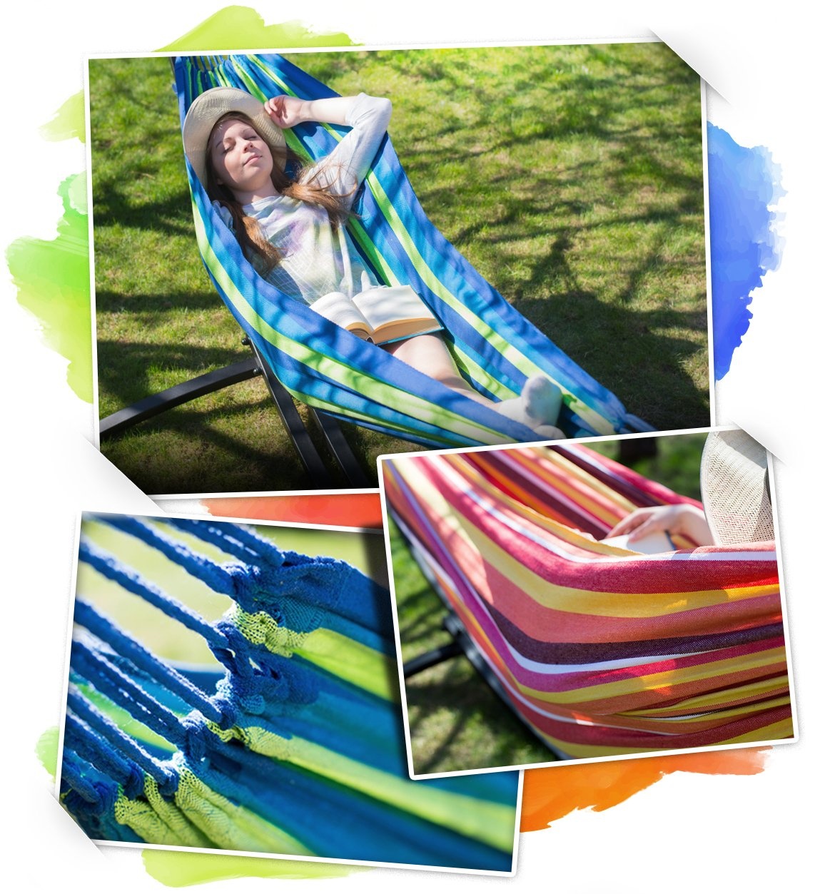 Sofotel Malaga Hangmat zonder spreidstok 200 x 160 cm - 100 kg