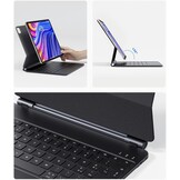 Toetsenbord met Touchpad voor iPad Air 13 (M2 2024) iPad Pro 12.9 (Gen 3-6) | Zwevend Magnetisch | 7 Kleuren Achtergrondverlichting | Bluetooth