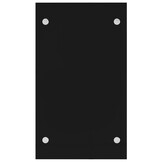 Zwarte Glazen Haardhout Rek 40x35x60 cm - 34% Korting