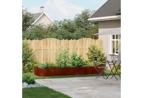 Plantenbak Staal Roestig 280x80x40cm - 55% Korting