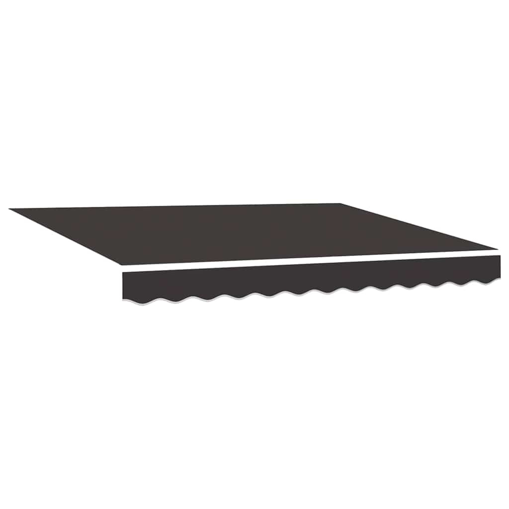 vidaXL Vervangingsdoek voor zonnescherm Antracietkleurig 280 x 195 cm