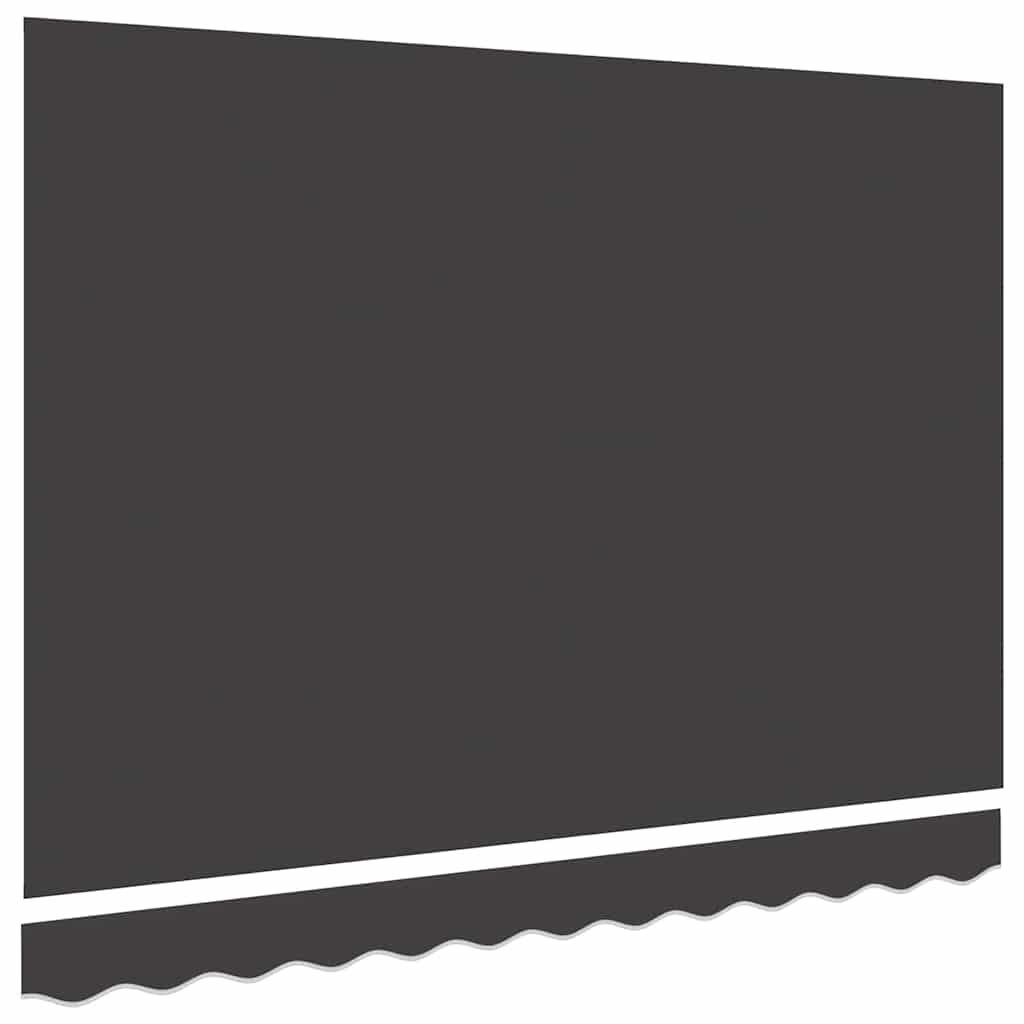 vidaXL Vervangingsdoek voor zonnescherm Antracietkleurig 280 x 195 cm