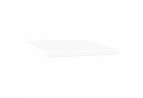 vidaXL Vervangingsdoek Zonnescherm Wit 380x295 cm Polyester - 40% Korting