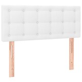 Hoofdbord Kunstleer Wit 80x5x78/88 cm - 50% Korting