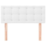 Hoofdbord Kunstleer Wit 80x5x78/88 cm - 50% Korting