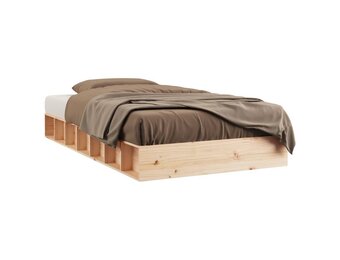 vidaXL Bedframe massief hout 90x200 cm