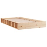 vidaXL Bedframe massief hout 90x200 cm
