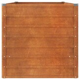 vidaXL Plantenbak verhoogd 160x80x77 cm cortenstaal roestig