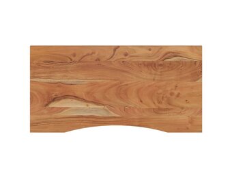 vidaXL Bureaublad rechthoekig 110x60x2,5 cm massief acaciahout