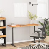 vidaXL Bureaublad rechthoekig 110x60x2,5 cm massief acaciahout