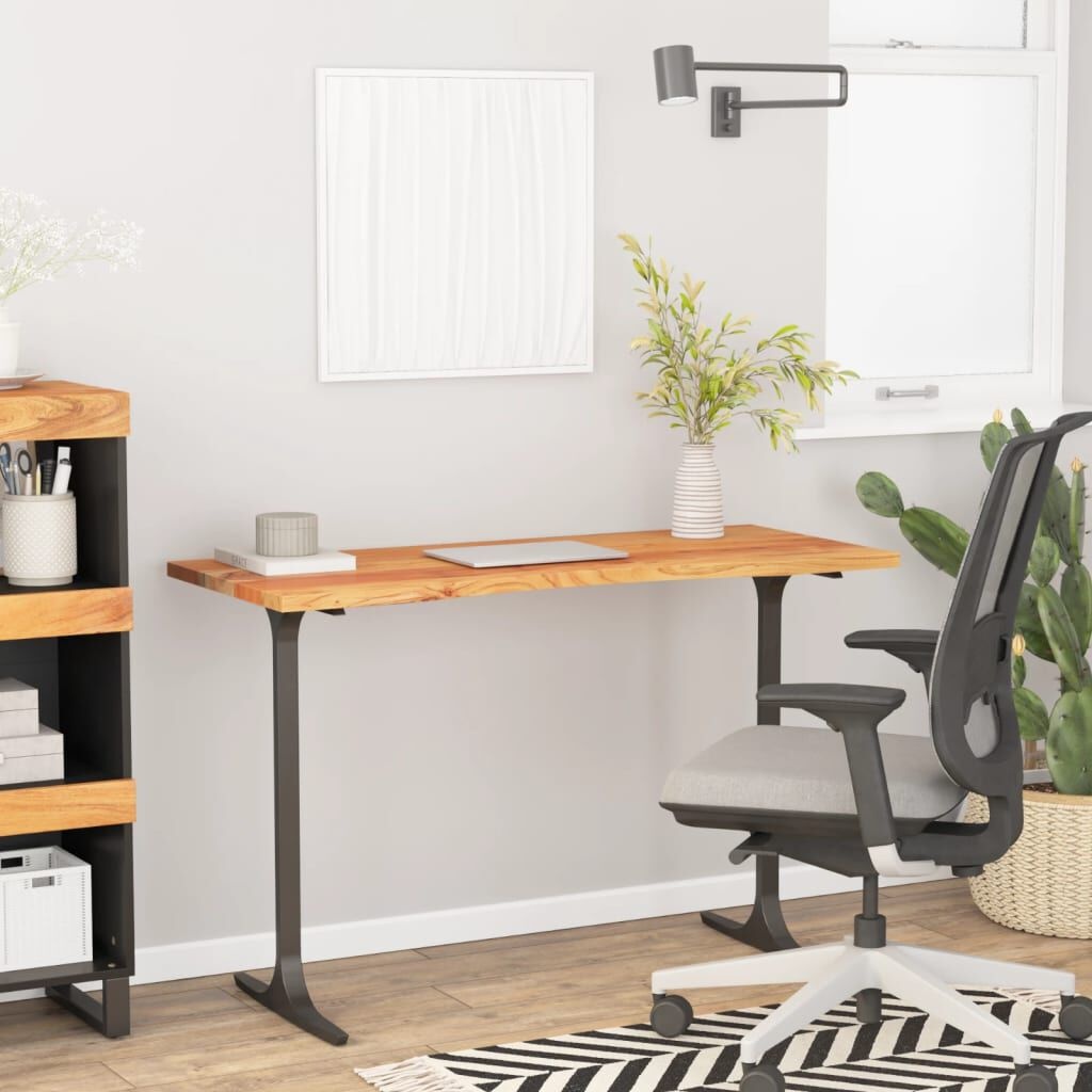 vidaXL Bureaublad rechthoekig 110x60x2,5 cm massief acaciahout