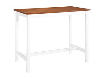vidaXL Bartafel 108x60x91 cm massief hout