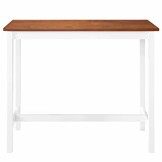 vidaXL Bartafel 108x60x91 cm massief hout