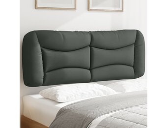 vidaXL Hoofdbordkussen "Hvar" 120 cm stof grijs